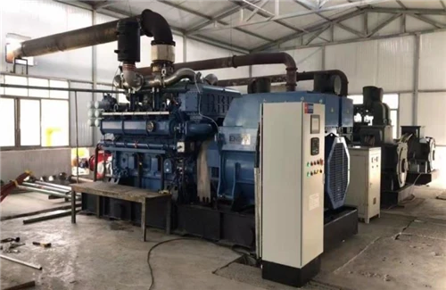 Genset Gas 1×1000KW (Yuchai 12VCN) untuk Proyek Pembangkit Listrik Tenaga Gas...